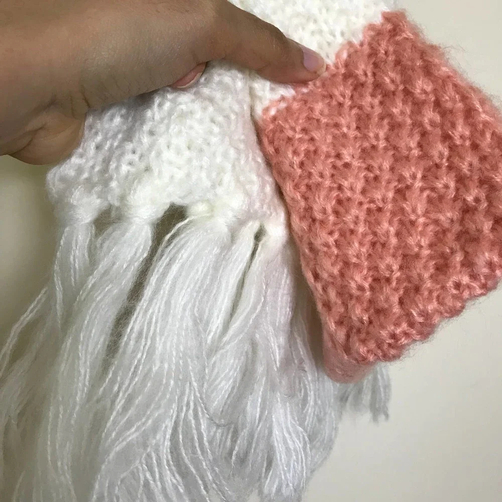 Joe Boxer Scarf‎ Beret Set Womens One Size Soft Pink White Cold Weather Knitted